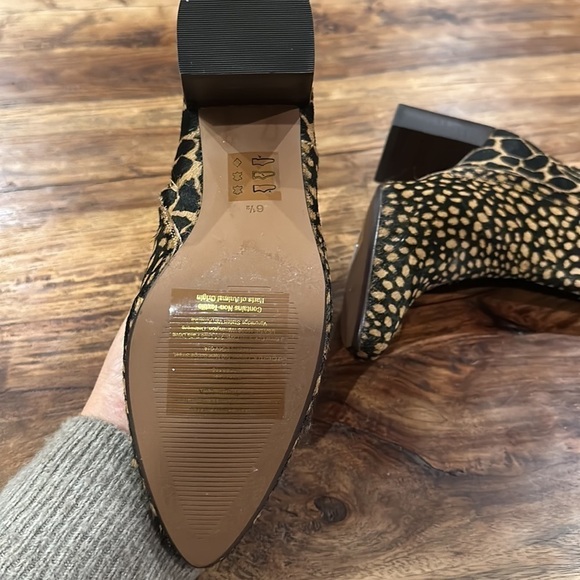 Madewell The Fiona Boot in Spot Mix Calf Hair 6.5 - Picture 7 of 11